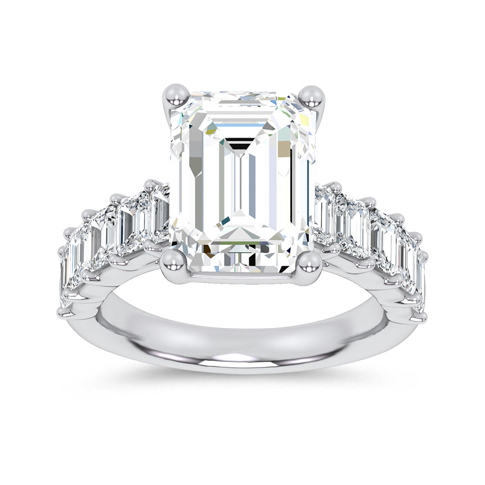 14K 7.00CT Certified Lab Grown Engagement Ring