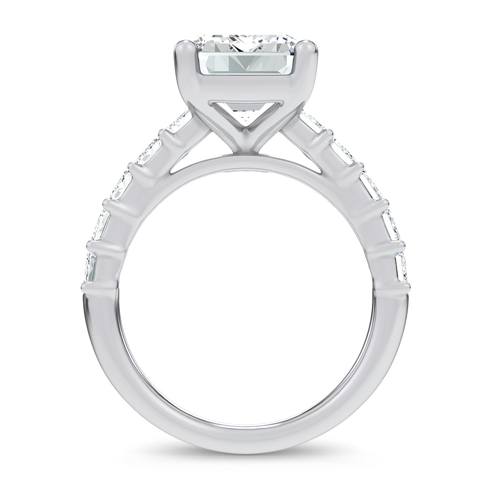 14K 7.00CT Certified Lab Grown Engagement Ring