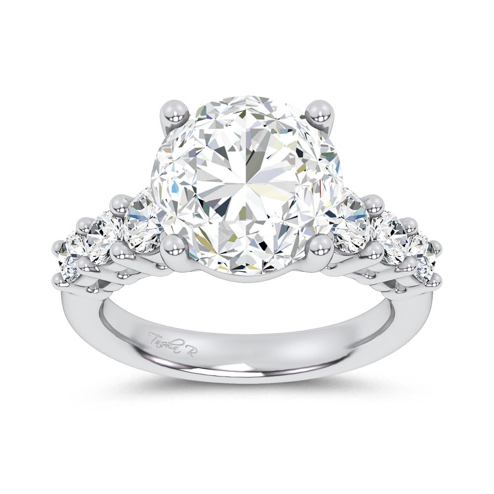 14K 6.00CT Certified Lab Grown Engagement Ring