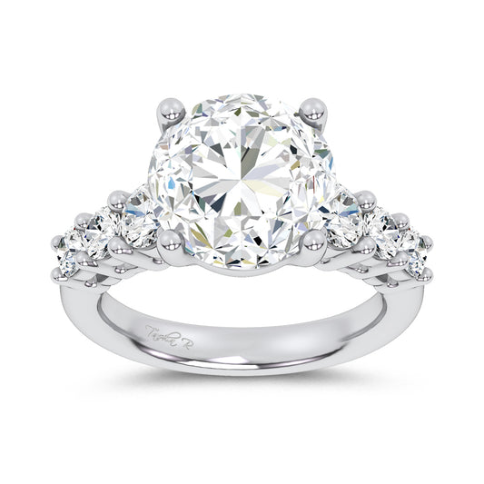 14K 6.00CT Certified Lab Grown Engagement Ring