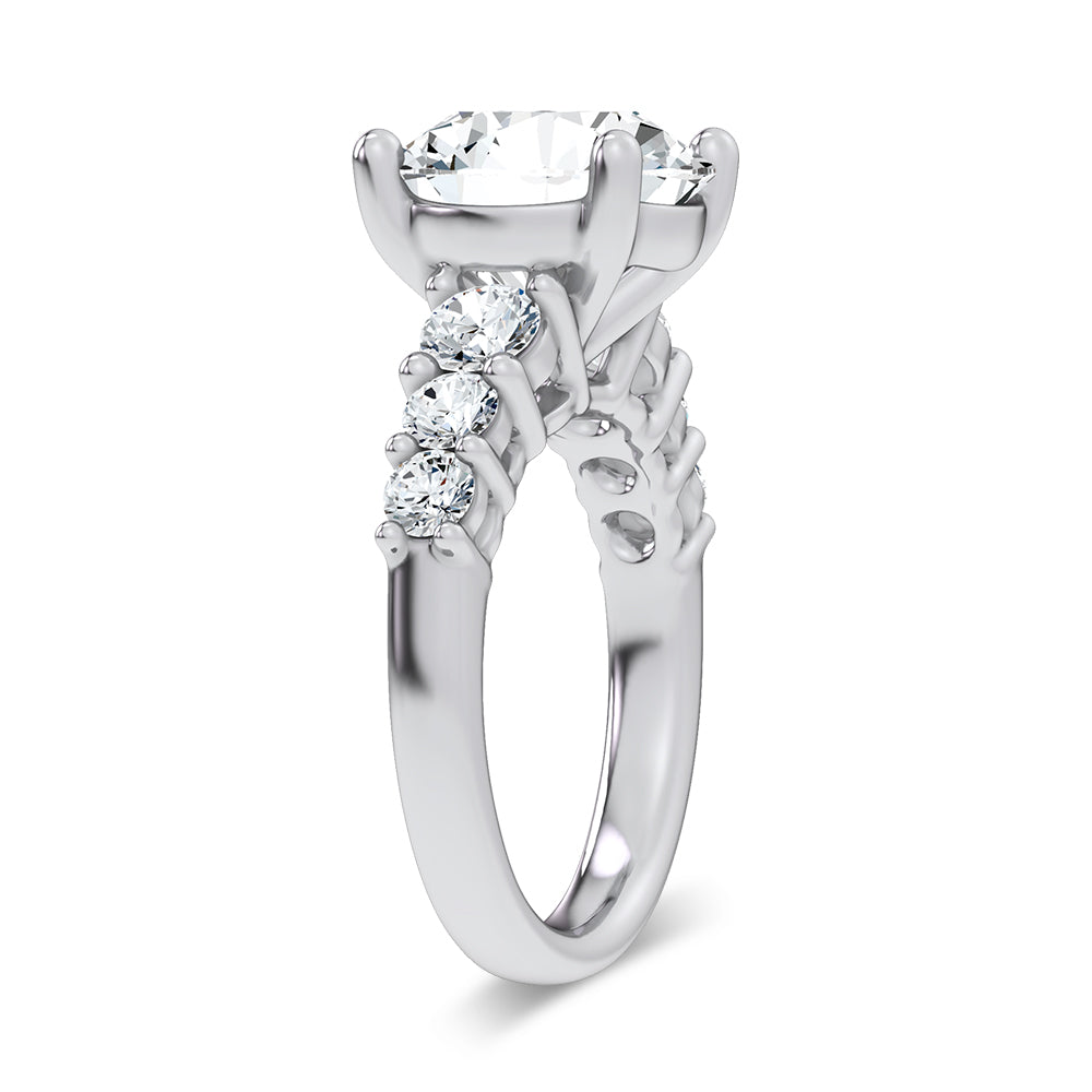 14K 6.00CT Certified Lab Grown Engagement Ring