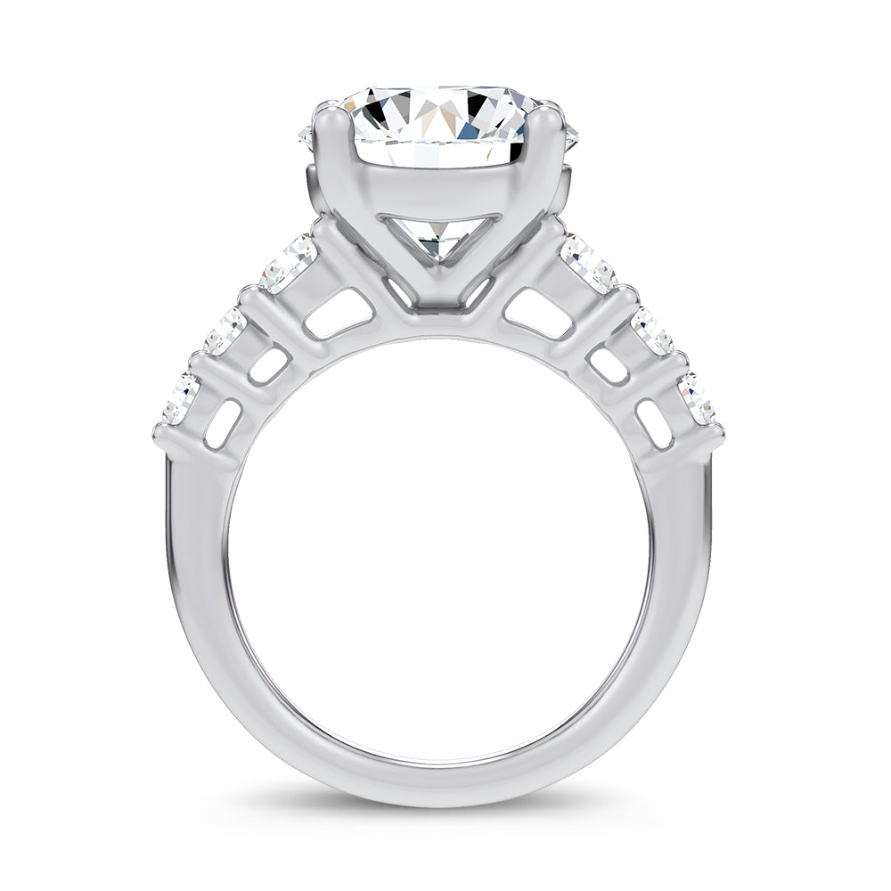 14K 6.00CT Certified Lab Grown Engagement Ring