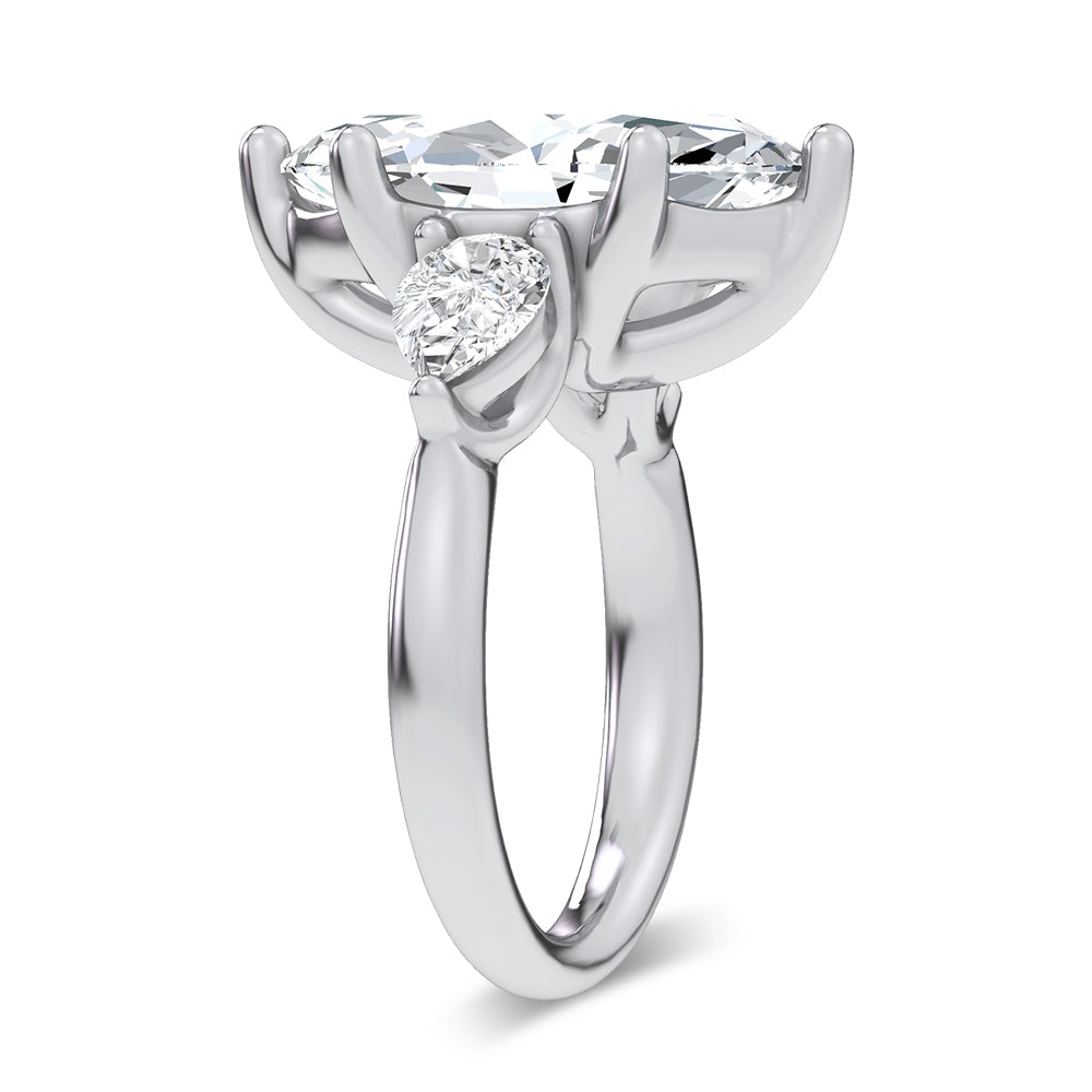 14K 6.00CT Certified Lab Grown Engagement Ring
