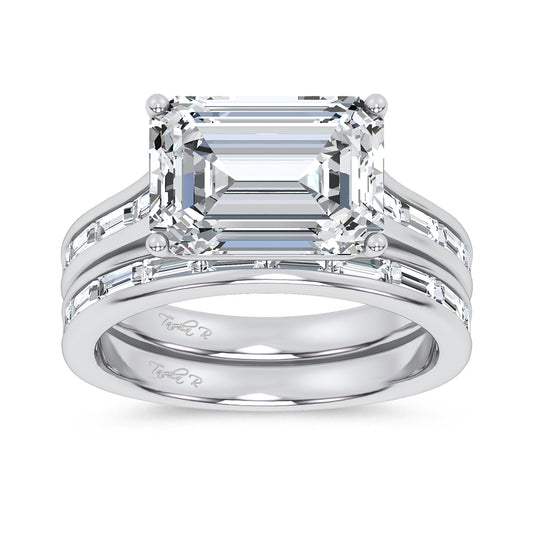 14K 5.72CT Certified Lab Grown Diamond Bridal Set