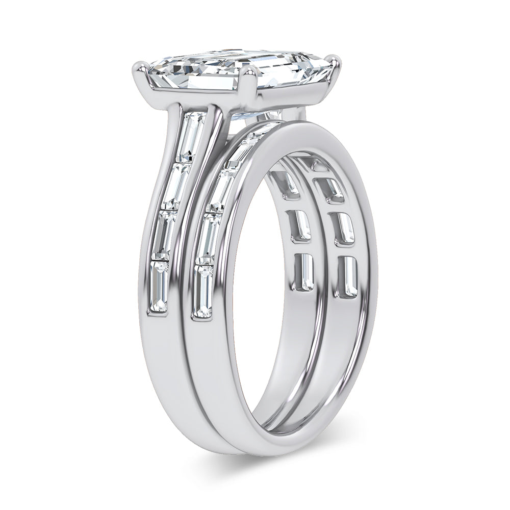 14K 5.72CT Certified Lab Grown Diamond Bridal Set