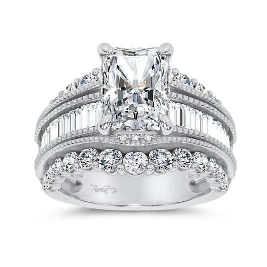 14K 5.72CT Certified Lab Grown Engagement Ring