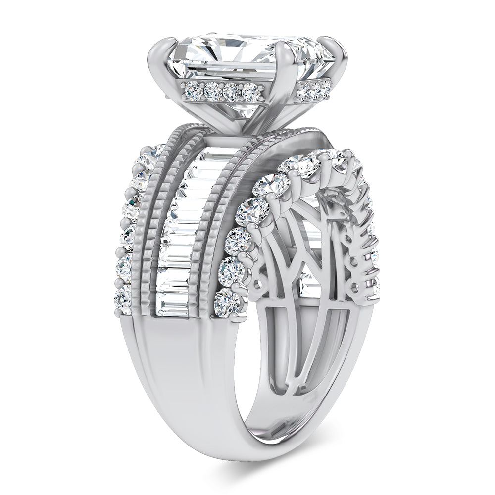 14K 5.72CT Certified Lab Grown Engagement Ring