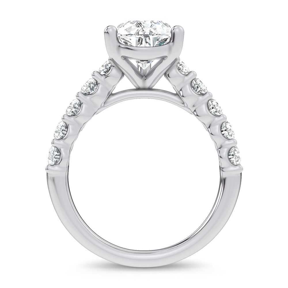 14K 4.20CT Certified Lab Grown Engagement Ring