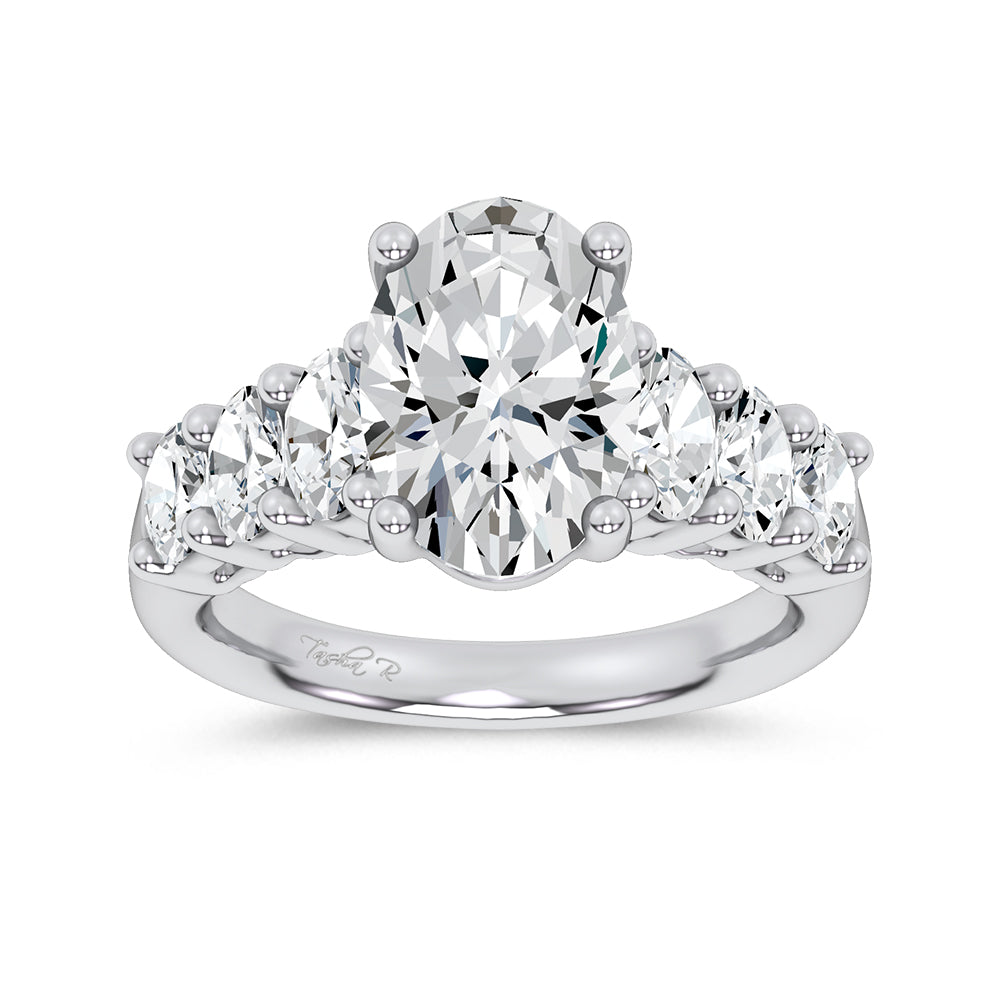 14K 4.06CT Certified Lab Grown Engagement Ring