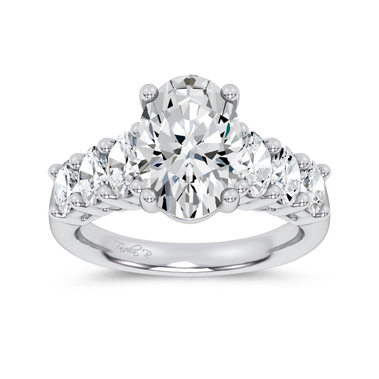 14K 4.06CT Certified Lab Grown Engagement Ring