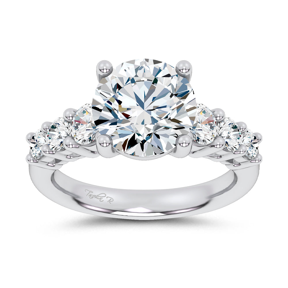 14K 3.93CT Lab Diamond Ring