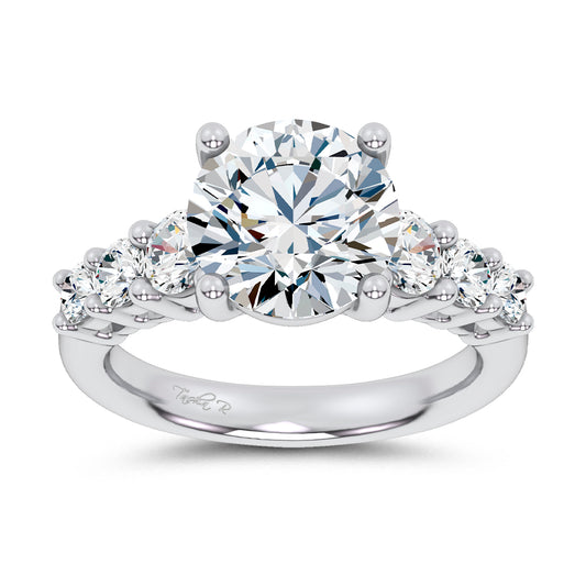 14K 3.93CT Lab Diamond Ring