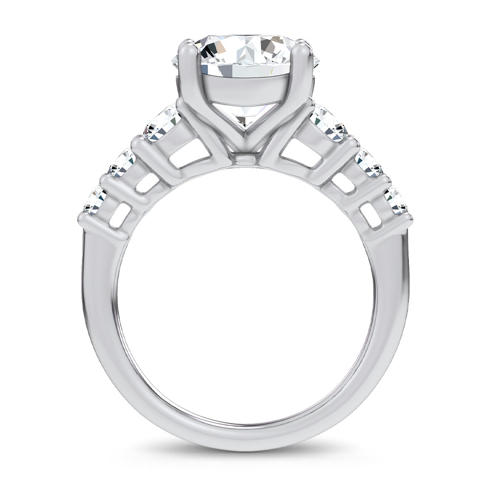 14K 3.93CT Lab Diamond Ring