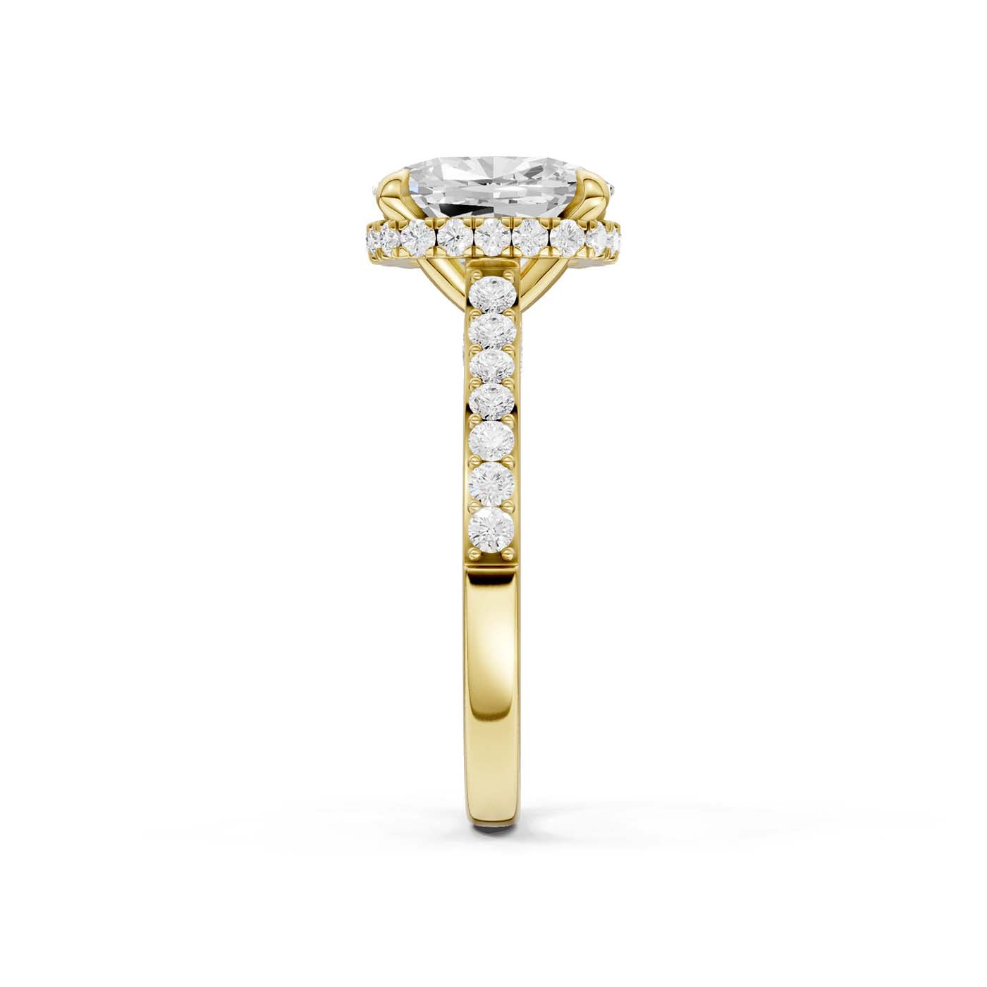 14K 4.50CT Lab Grown Diamond Engagement Ring