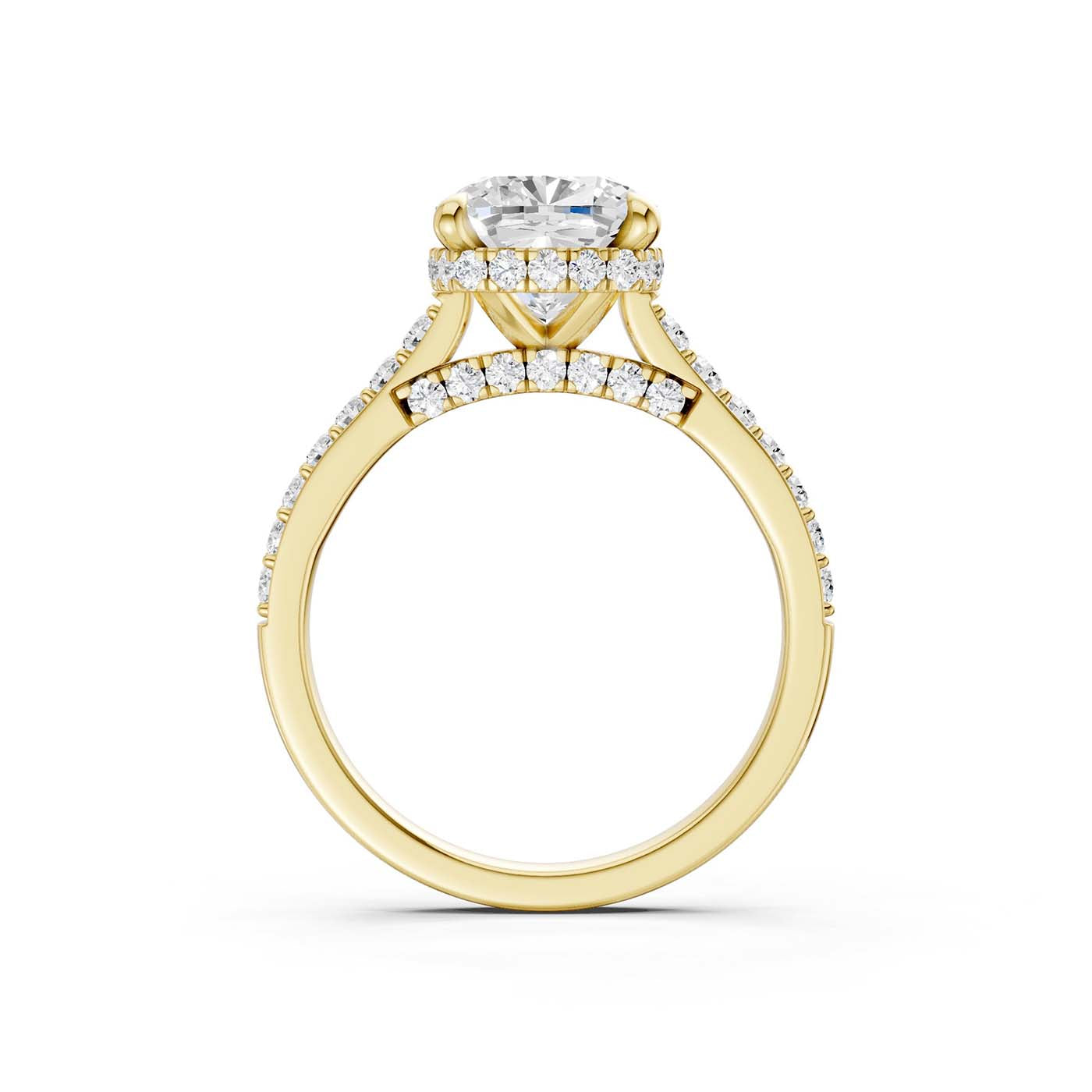14K 4.50CT Lab Grown Diamond Engagement Ring