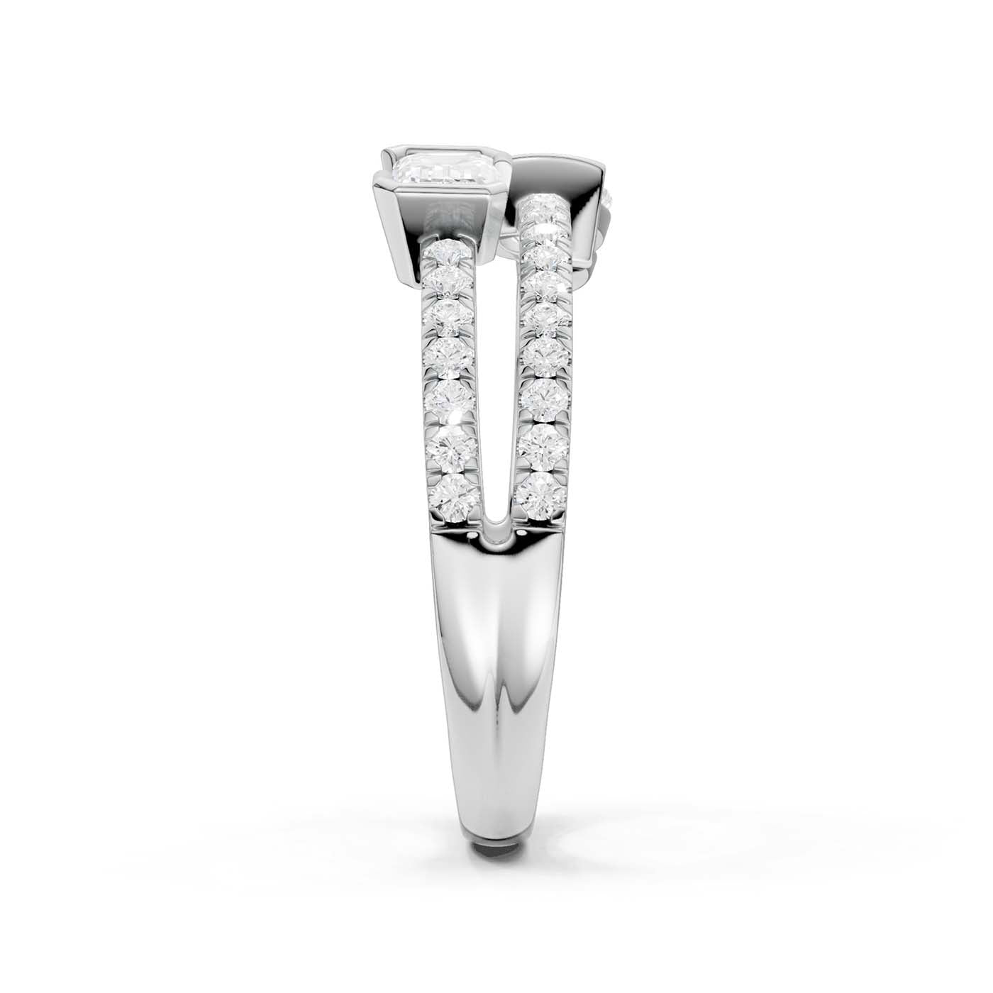 14K 1.00CT Lab Grown Diamond Fancy Ring
