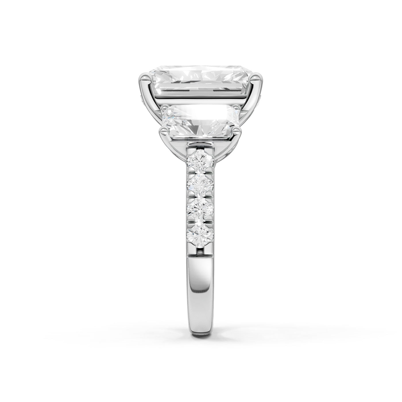14K 8.50CT Lab Grown Diamond Engagement Ring