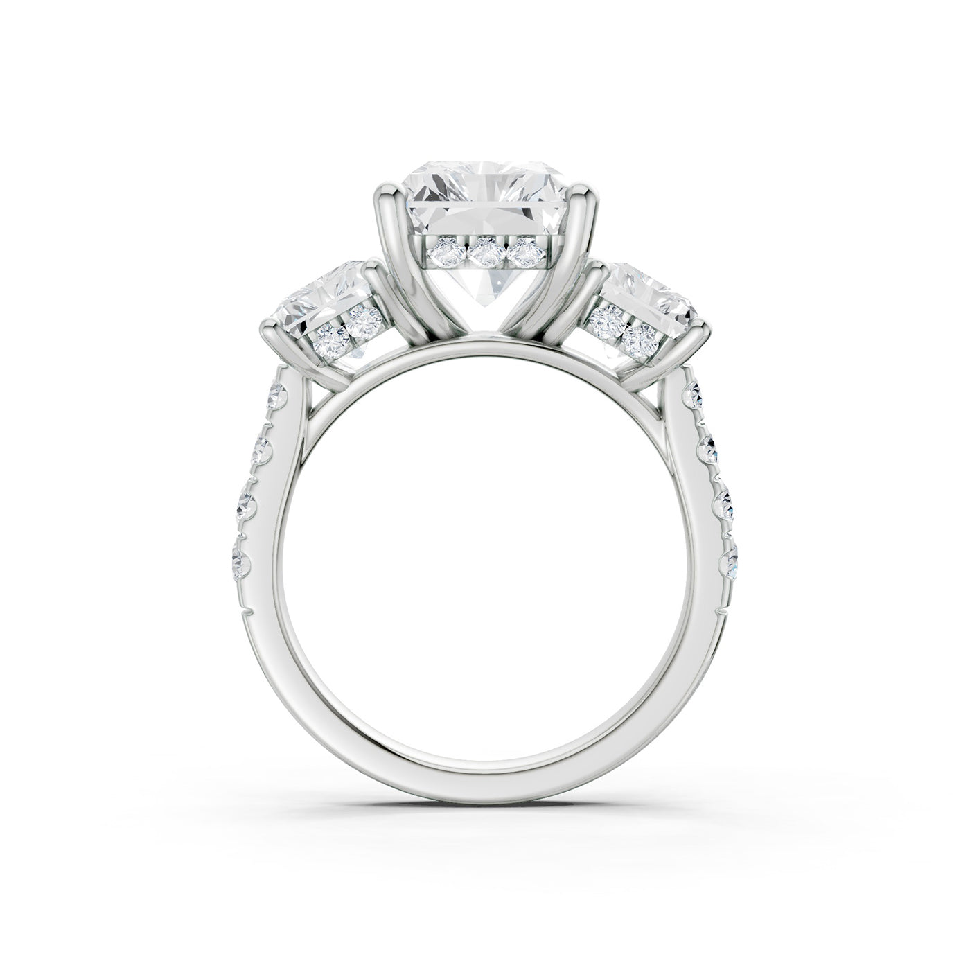 14K 8.50CT Lab Grown Diamond Engagement Ring
