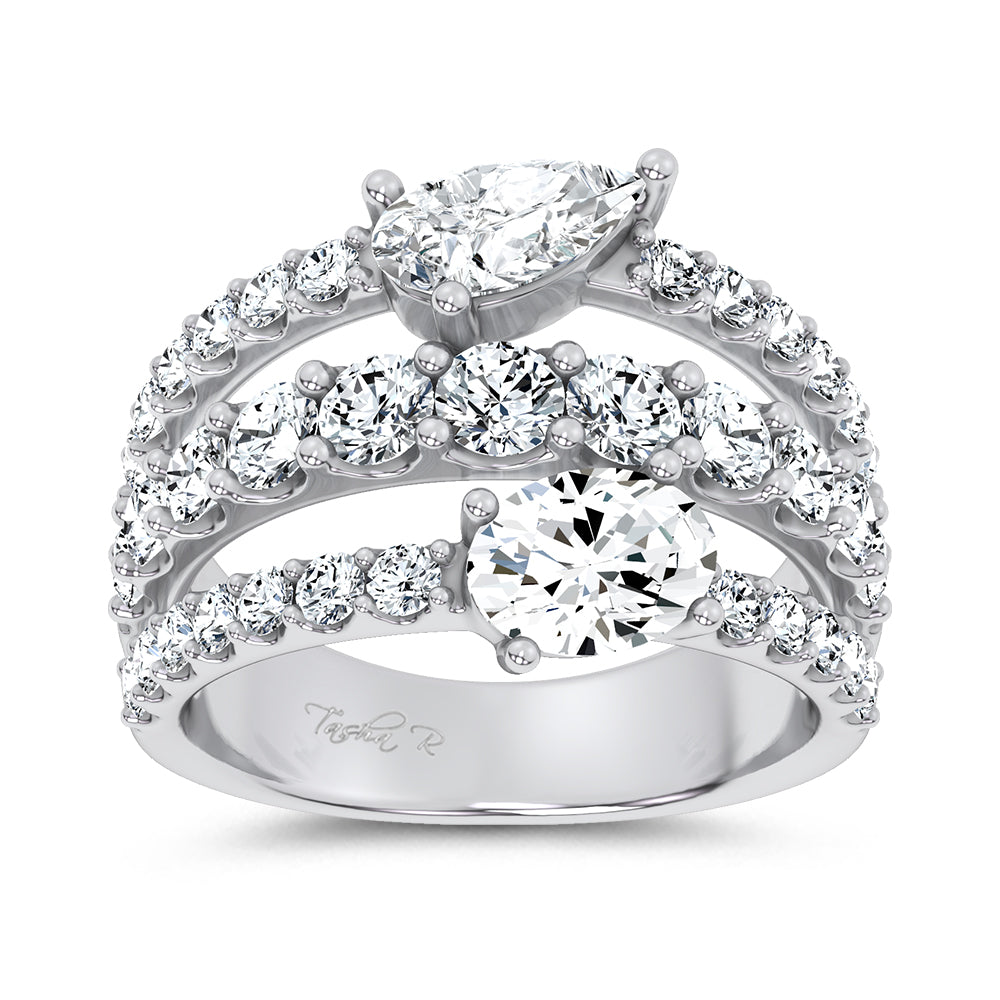 14K 2.93CT Certified Lab Grown Ring