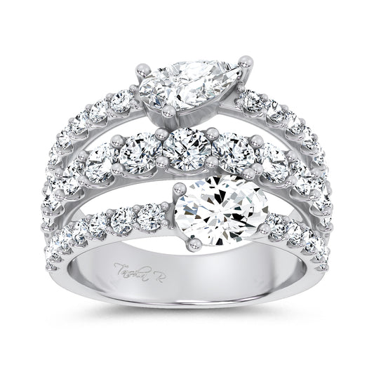 14K 2.93CT Certified Lab Grown Ring