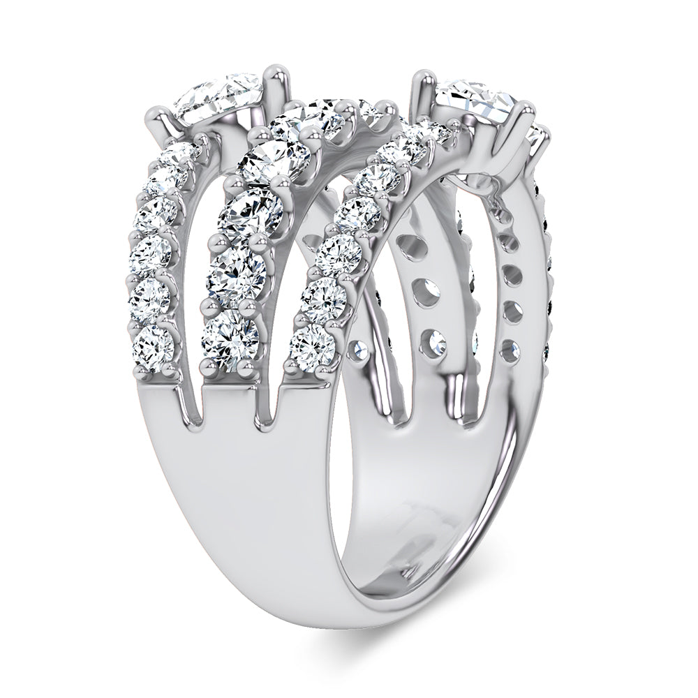 14K 2.93CT Certified Lab Grown Ring