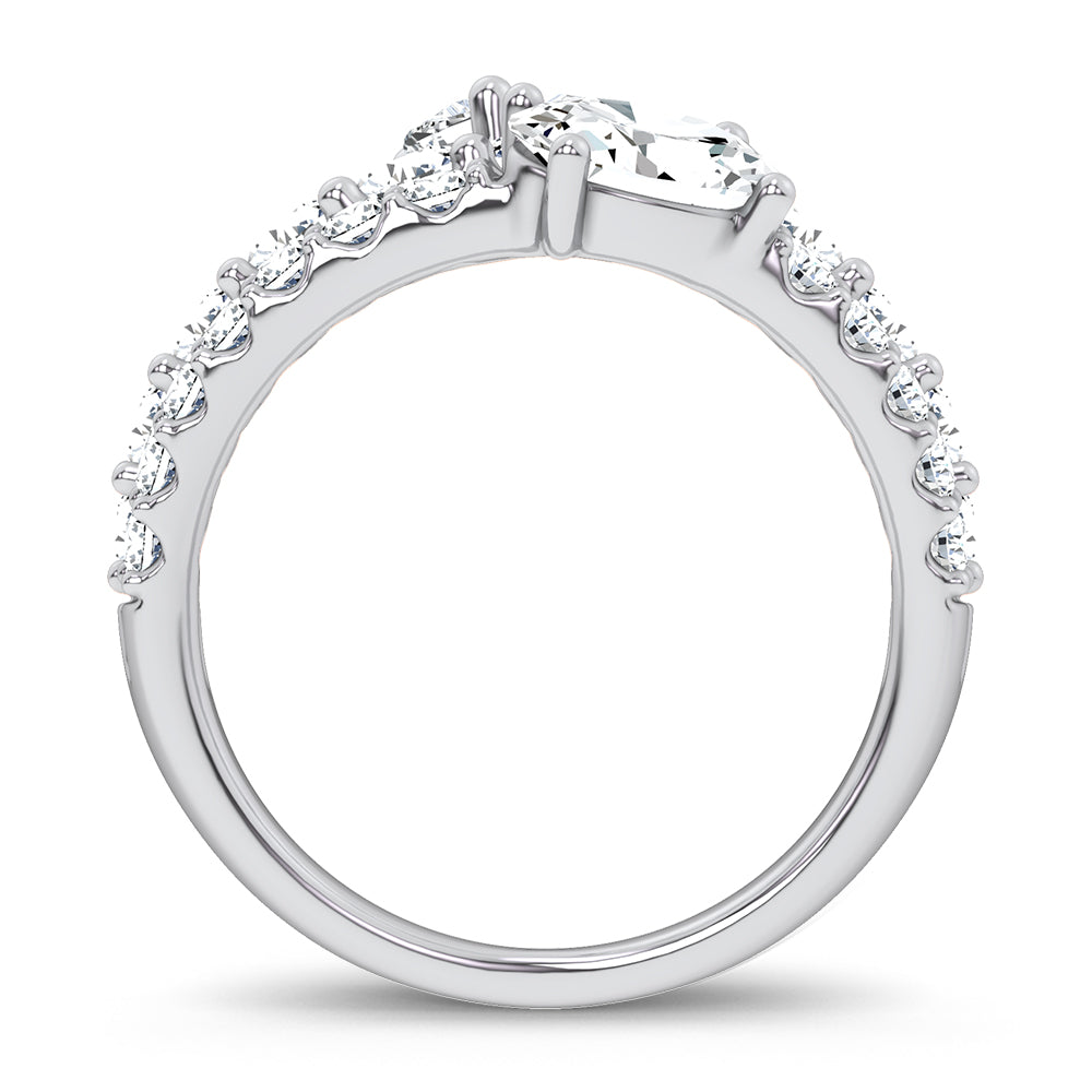 14K 2.93CT Certified Lab Grown Ring