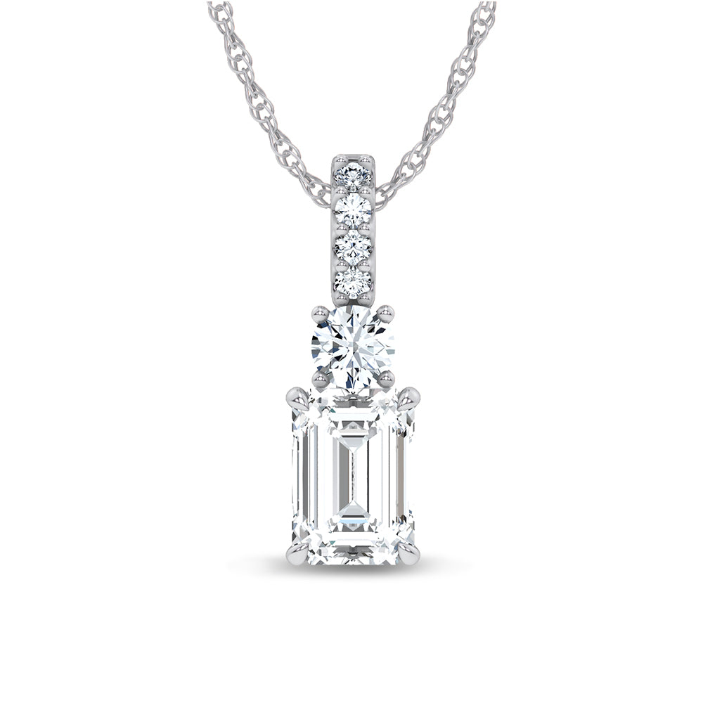 14K 2.33CT Certified Lab Grown Pendant