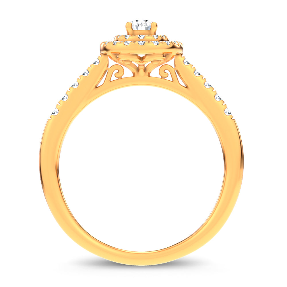 14K 0.50CT Certified Lab Grown Ring