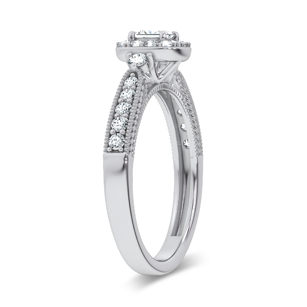 14K 0.55CT Certified Lab Grown Promise Ring