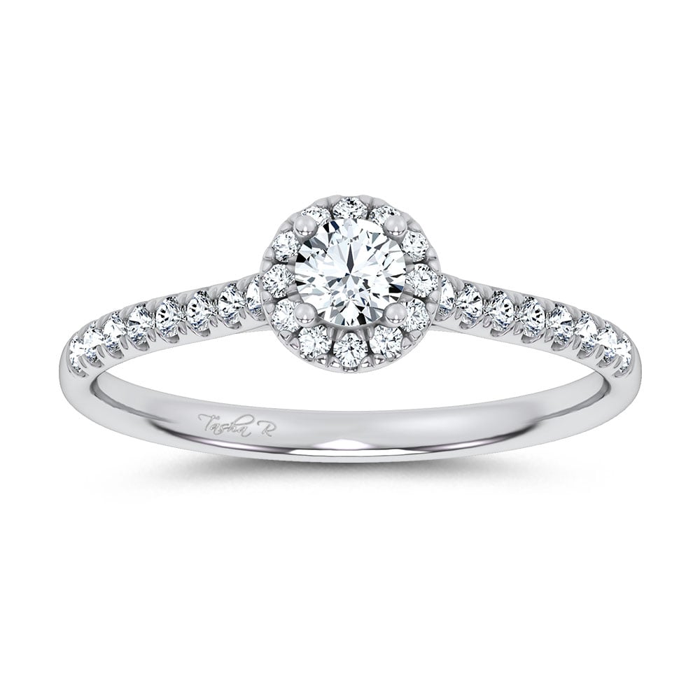 14K 0.40CT Certified Lab Grown Promise Ring