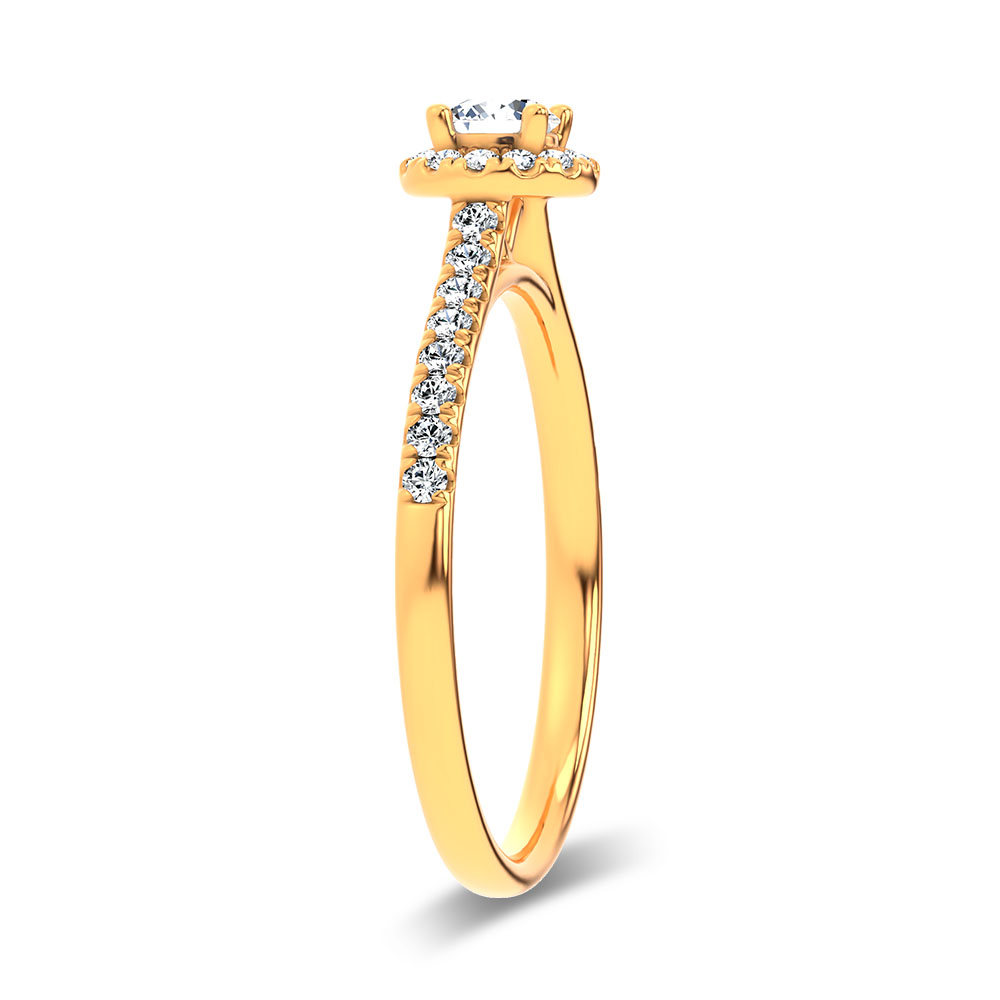 14K 0.40CT Certified Lab Grown Promise Ring