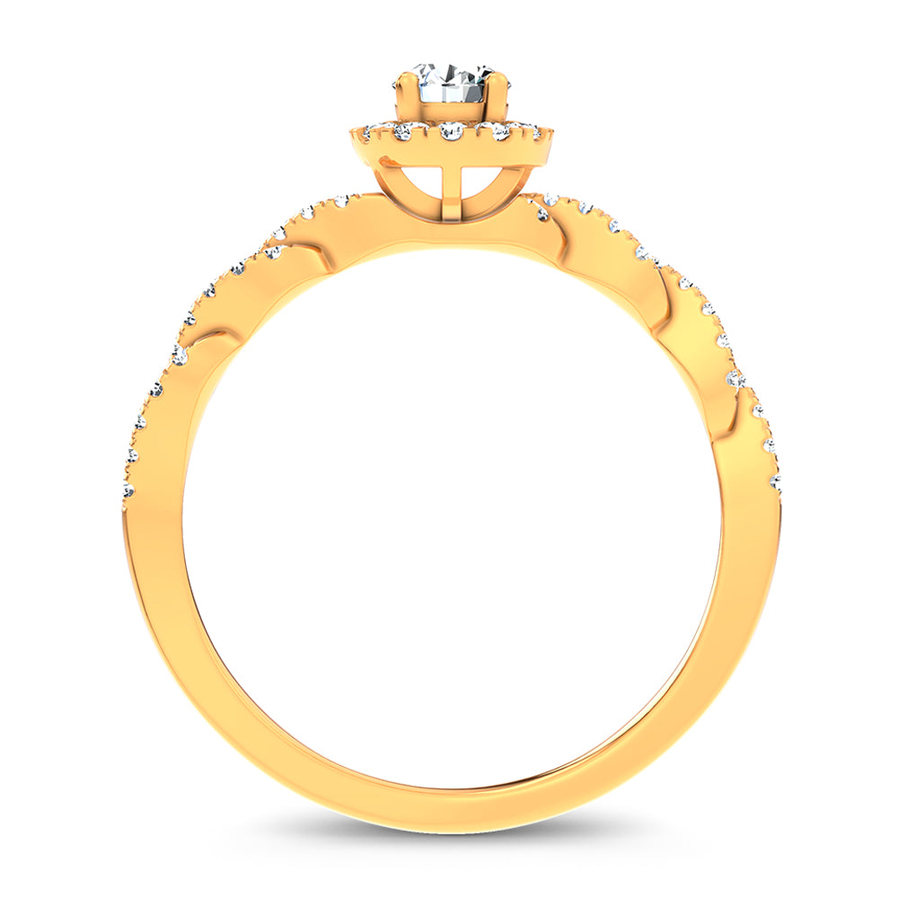 14K 0.33CT Certified Lab Grown Ring