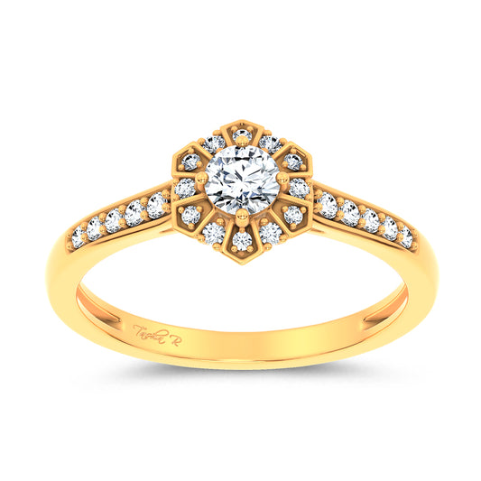 14K 0.50CT Certified Lab Grown Ring