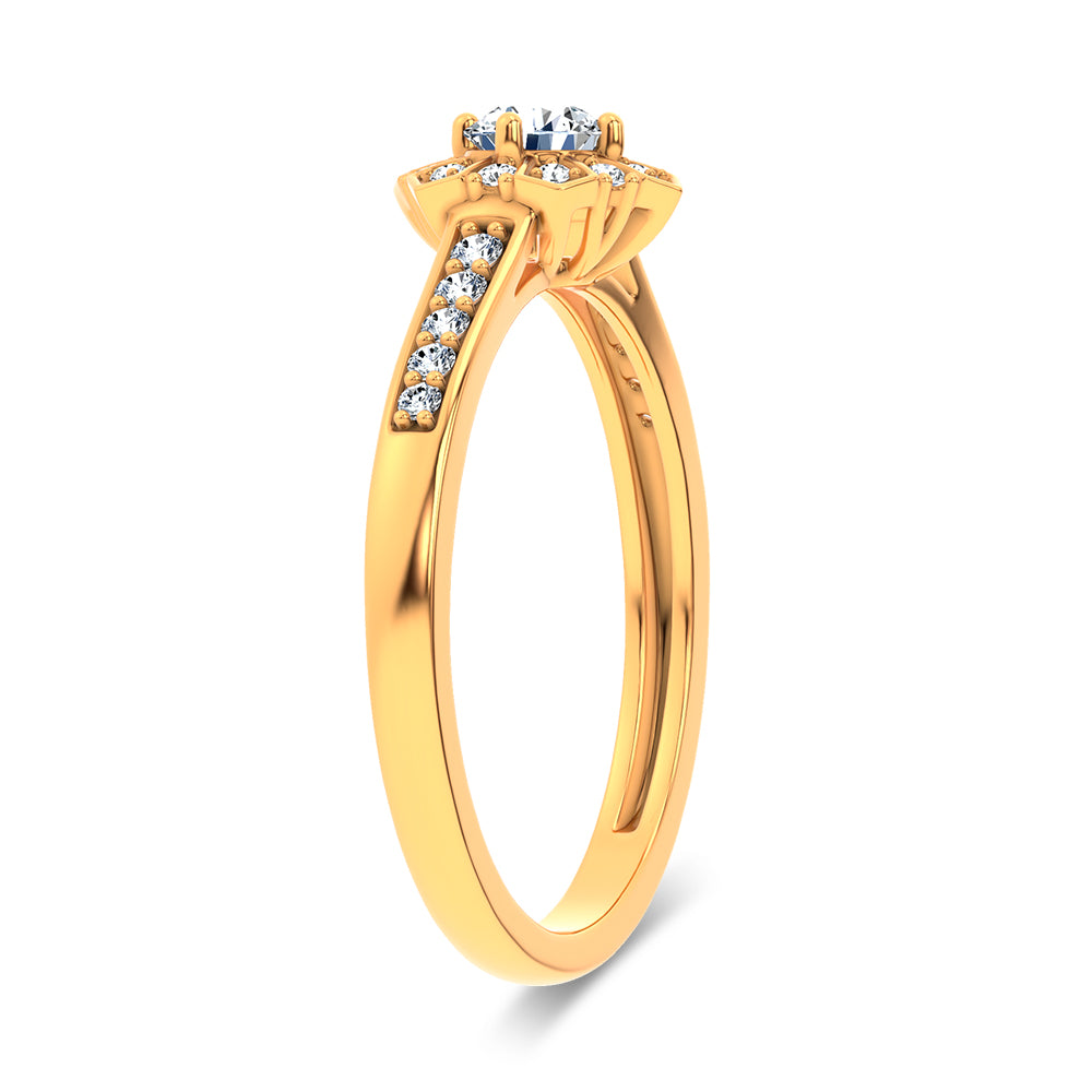 14K 0.50CT Certified Lab Grown Ring