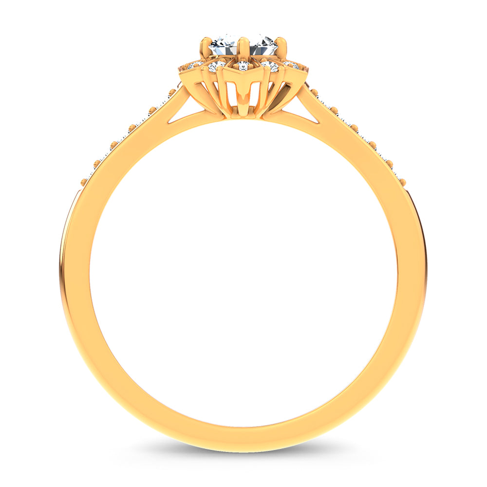 14K 0.50CT Certified Lab Grown Ring