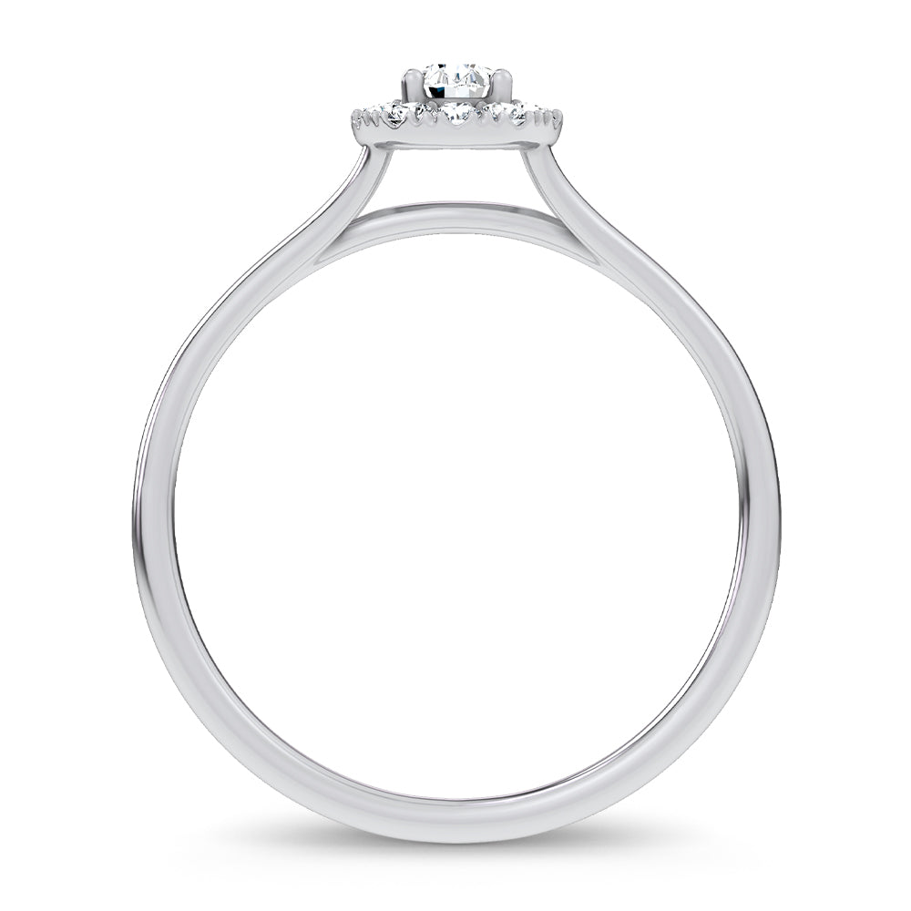 14K 0.33CT Certified Lab Grown Ring