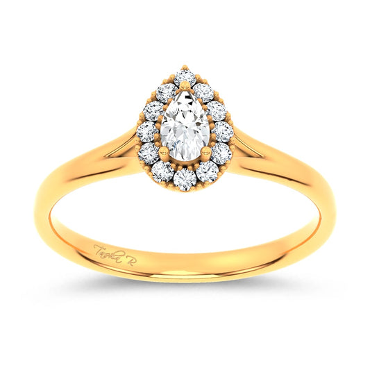 14K 0.33CT Certified Lab Grown Ring