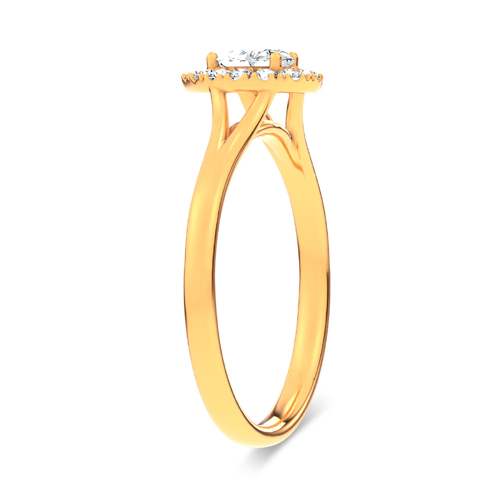 14K 0.33CT Certified Lab Grown Ring