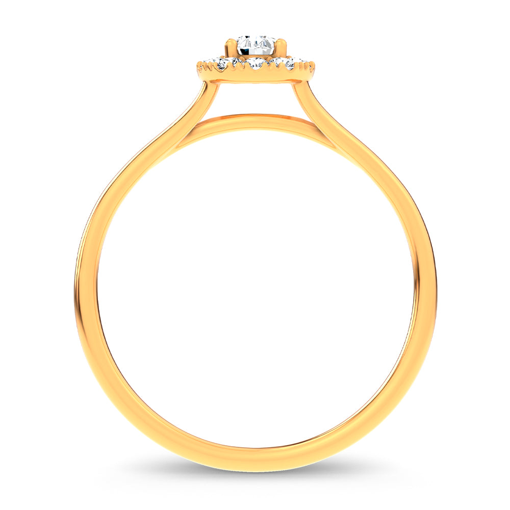 14K 0.33CT Certified Lab Grown Ring