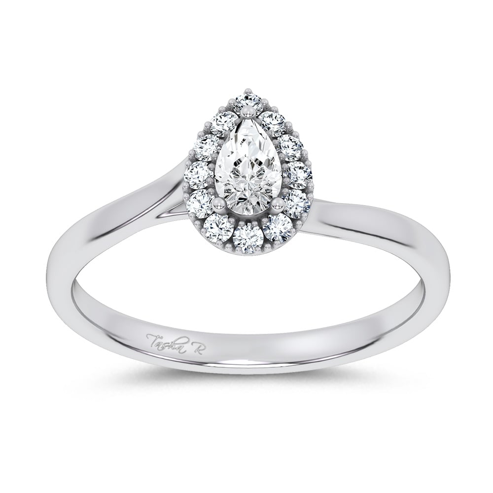 14K 0.33CT Certified Lab Grown Promise Ring