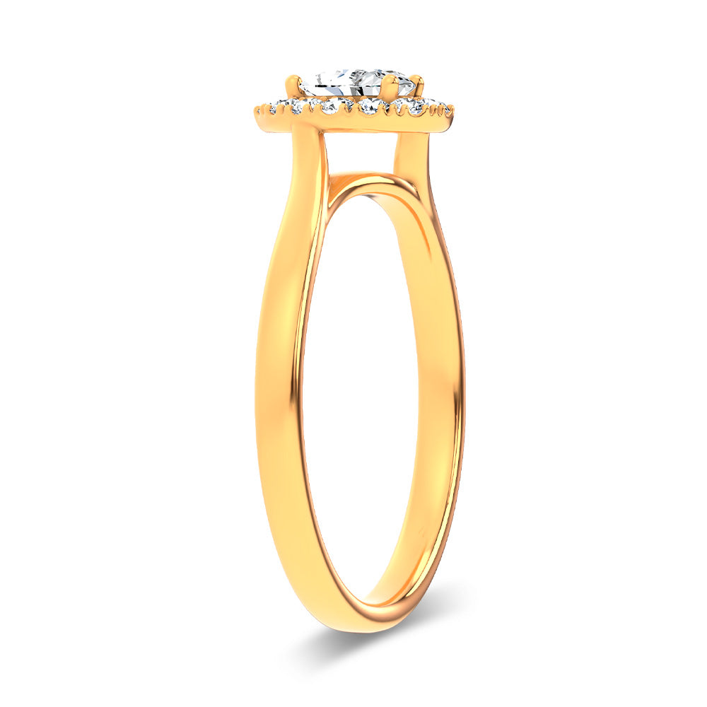 14K 0.33CT Certified Lab Grown Promise Ring