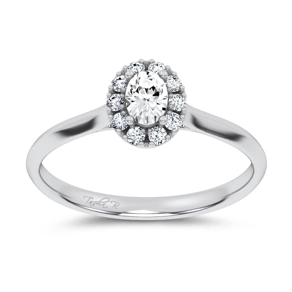 14K 0.33CT Certified Lab Grown Promise Ring