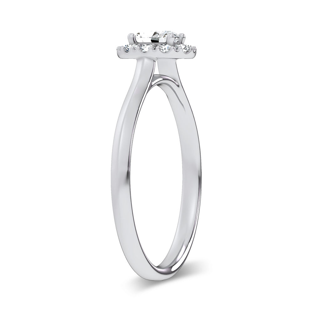 14K 0.33CT Certified Lab Grown Promise Ring