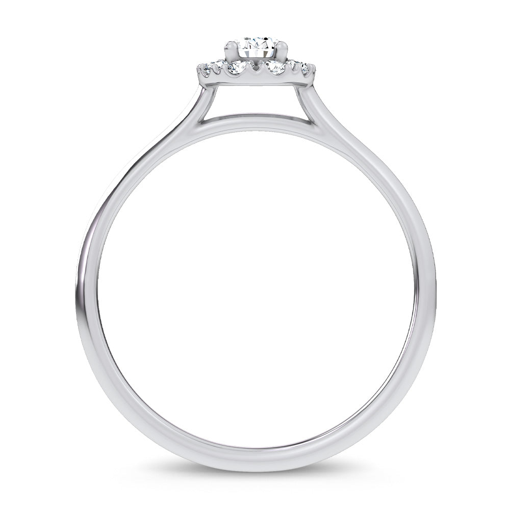 14K 0.33CT Certified Lab Grown Promise Ring