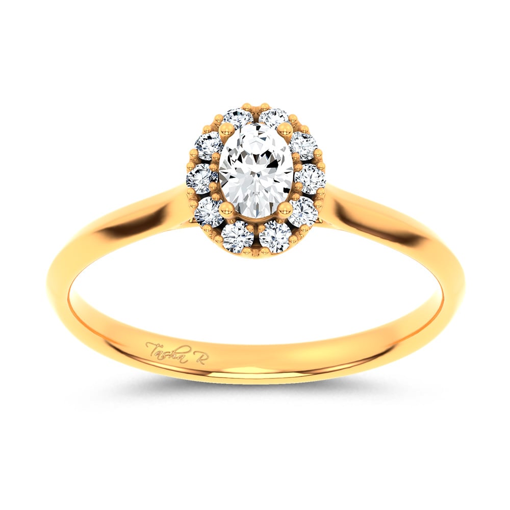 14K 0.33CT Certified Lab Grown Promise Ring