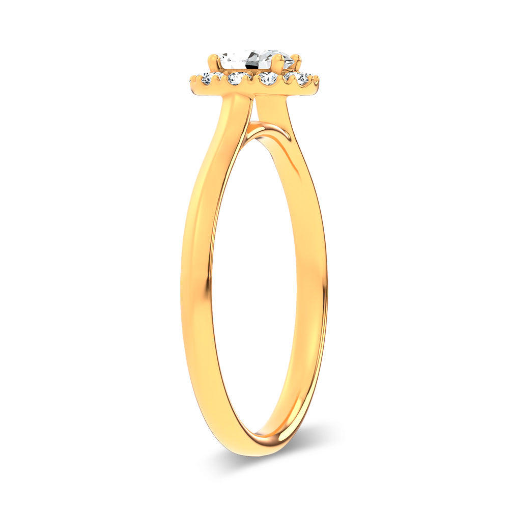 14K 0.33CT Certified Lab Grown Promise Ring