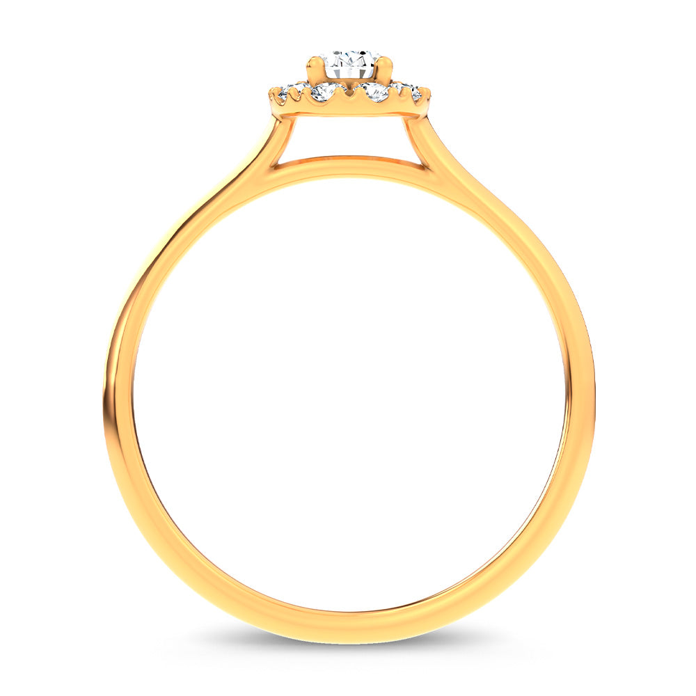 14K 0.33CT Certified Lab Grown Promise Ring