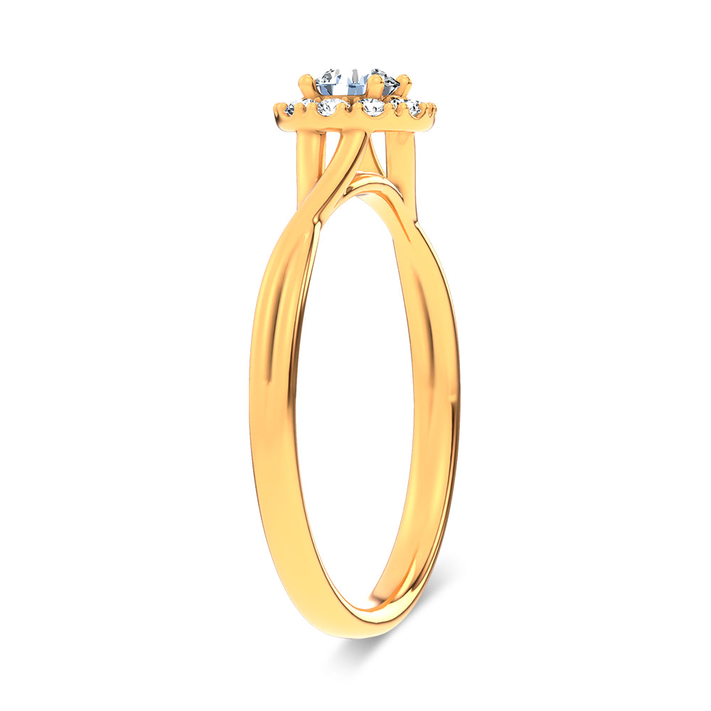 14K 0.33CT Certified Lab Grown Ring