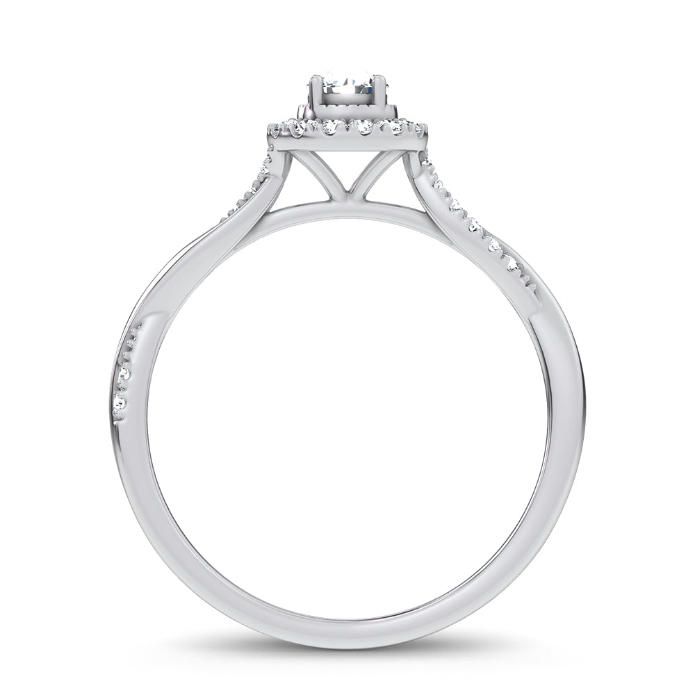 14K 0.33CT Certified Lab Grown Ring