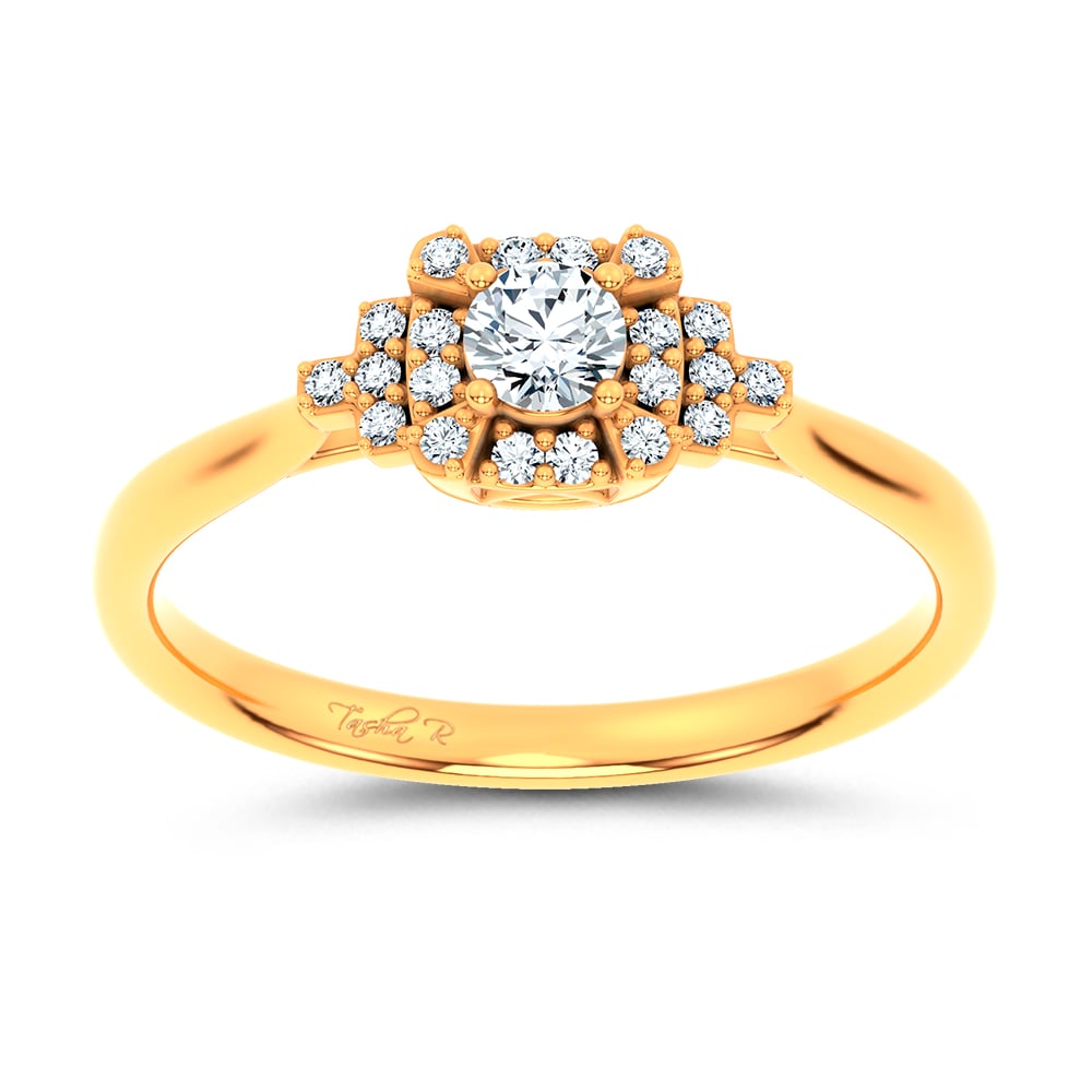 14K 0.25CT Certified Lab Grown Ring